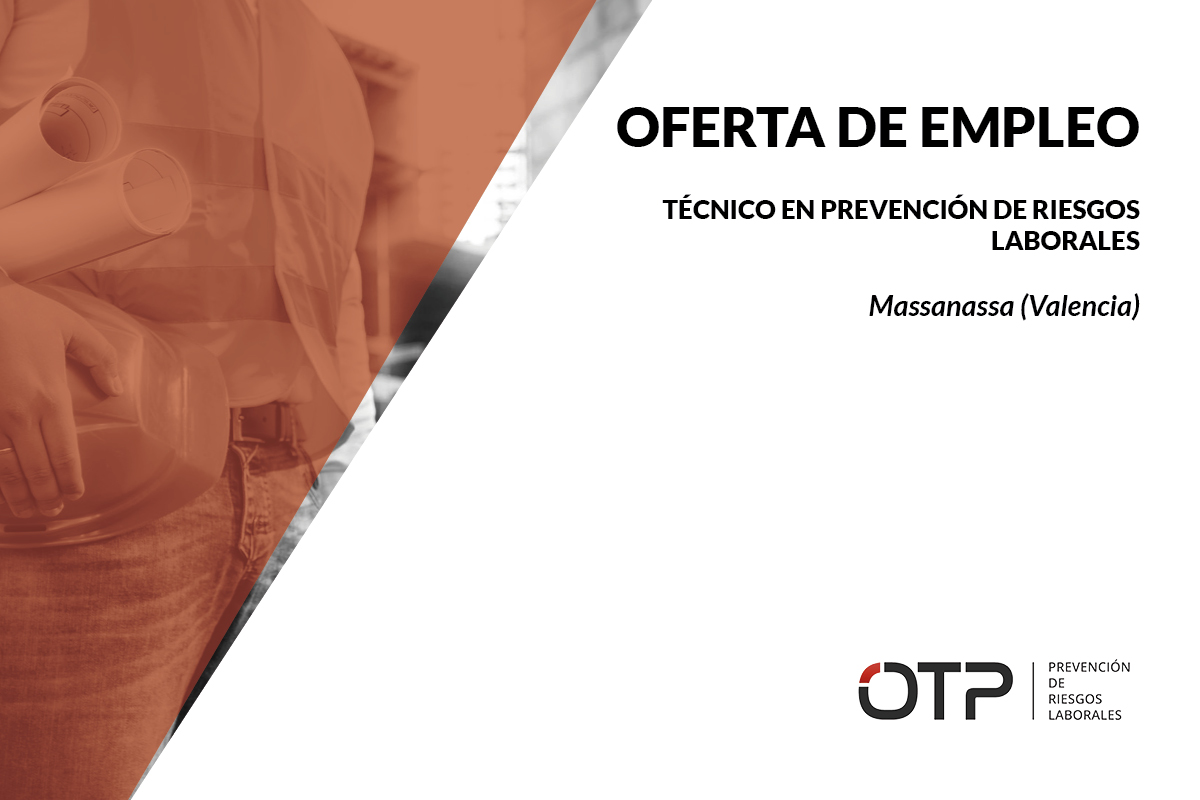 Oferta de empleo: técnicos de prevención de riesgos laborales.
